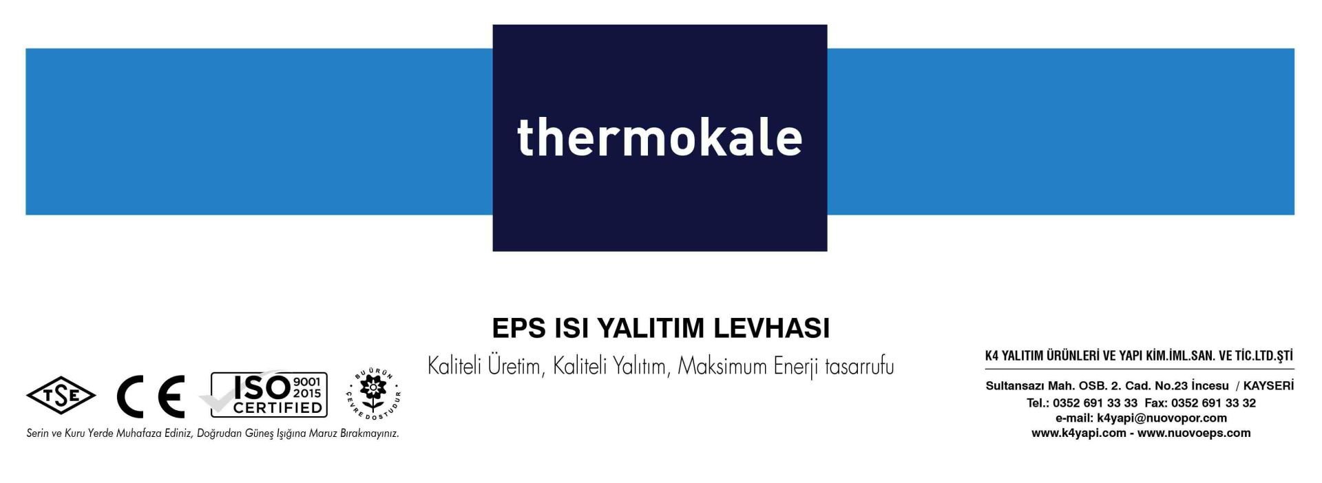 Thermokale Karbonlu Isı Yalıtım Levhası 16kg/m3-PLATİN