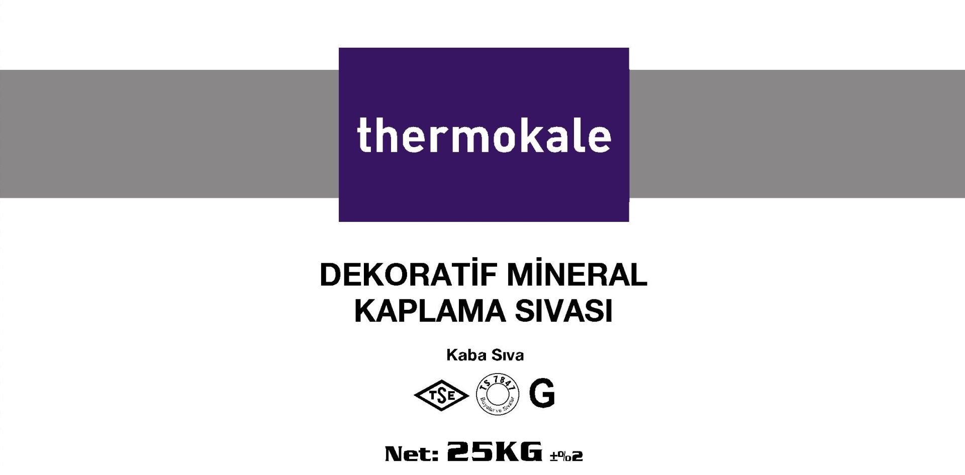 Thermokale Dekoratif Kaplama Sıvası 25 Kg